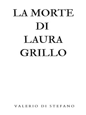 cover image of La morte di Laura Grillo